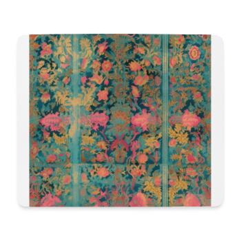 Mystical Tapestry: Vintage Indian Rug Reverie - Mouse Pad (horizontal) - white - Front