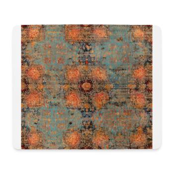 Mystical Tapestry: Vintage Indian Rug Reverie - Mouse Pad (horizontal) - white - Front