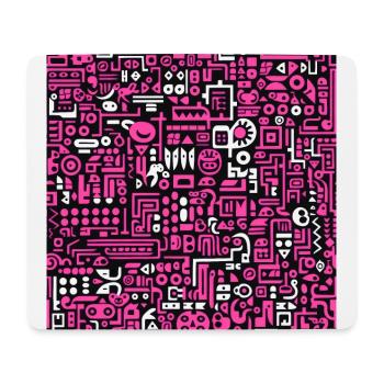 Playful Arena: Whimsical Monster Mates - Mouse Pad (horizontal) - white - Front