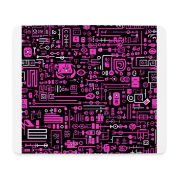 Playful Arena: Whimsical Monster Mates - Mouse Pad (horizontal) - white - Front