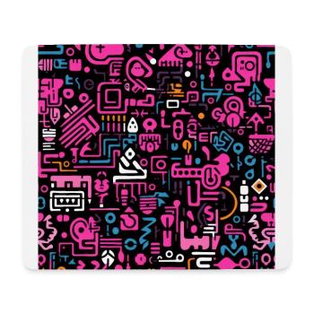 Playful Arena: Whimsical Monster Mates - Mouse Pad (horizontal) - white - Front