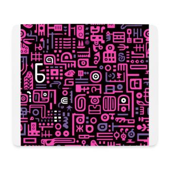 Playful Arena: Whimsical Monster Mates - Mouse Pad (horizontal) - white - Front