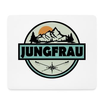 Jungfrau Schweiz - Mousepad (Querformat) - Weiß - Vorne