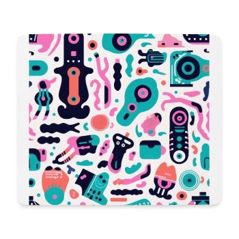 Playful Arena: Whimsical Monster Mates - Mouse Pad (horizontal) - white - Front