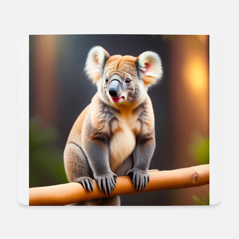 Koala Bär - Mousepad (Querformat) - Weiß