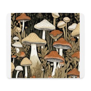 Fungi - Mouse Pad (horizontal) - white - Front