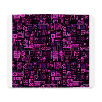 Ätherische Geometrie: Pastellfarbene Traumlandschaft - Mousepad (Querformat) - Weiß - Vorne