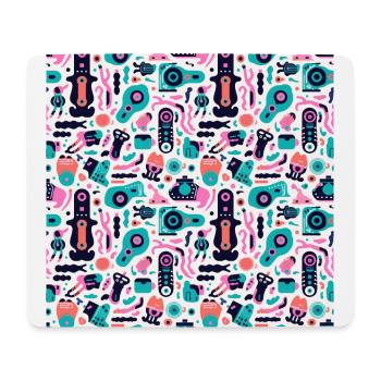 Playful Arena: Whimsical Monster Mates - Mouse Pad (horizontal) - white - Front