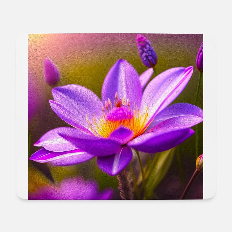 Lavender Lily - Mouse Pad (horizontal) - white