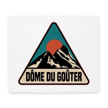Dôme de Gouter - Tapis de souris (format paysage) - blanc - Devant