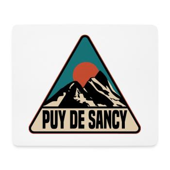 Puy de sancy - Tapis de souris (format paysage) - blanc - Devant