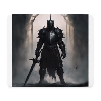 Black Knight - Mousepad (Querformat) - Weiß - Vorne