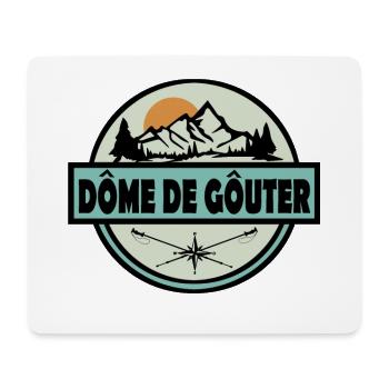 Dôme de Gouter - Tapis de souris (format paysage) - blanc - Devant