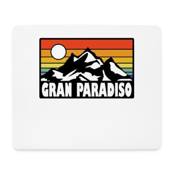 Grand Paradis - Tapis de souris (format paysage) - blanc - Devant