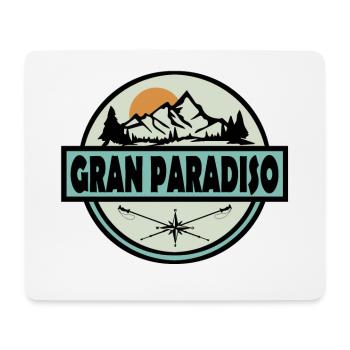 Grand Paradis - Tapis de souris (format paysage) - blanc - Devant