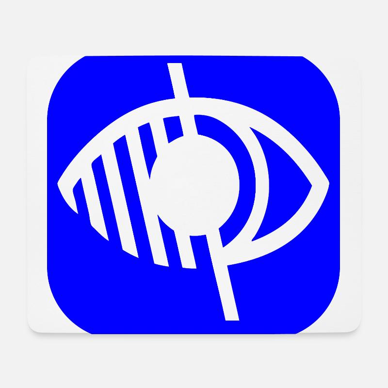 BLIND - Mousepad (Querformat) - Weiß