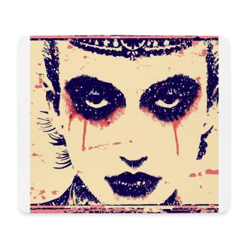 Halloween Emo Halloqueen - Mouse Pad (horizontal) - white - Front