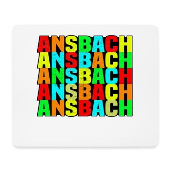 Ansbach - Mousepad (Querformat) - Weiß - Vorne