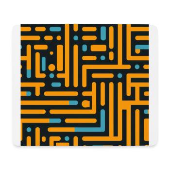 Labyrinthe de rêves: Voyage dans le labyrinthe pastel - Tapis de souris (format paysage) - blanc - Devant