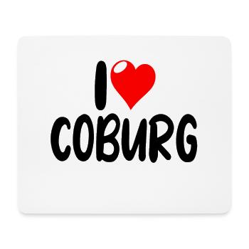 Coburg - Mousepad (Querformat) - Weiß - Vorne