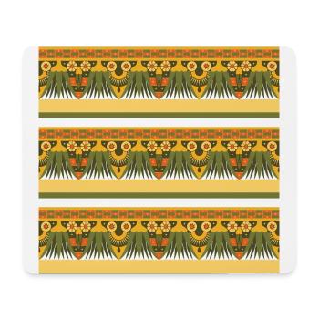 Egyptian Pattern VI - Mouse Pad (horizontal) - white - Front