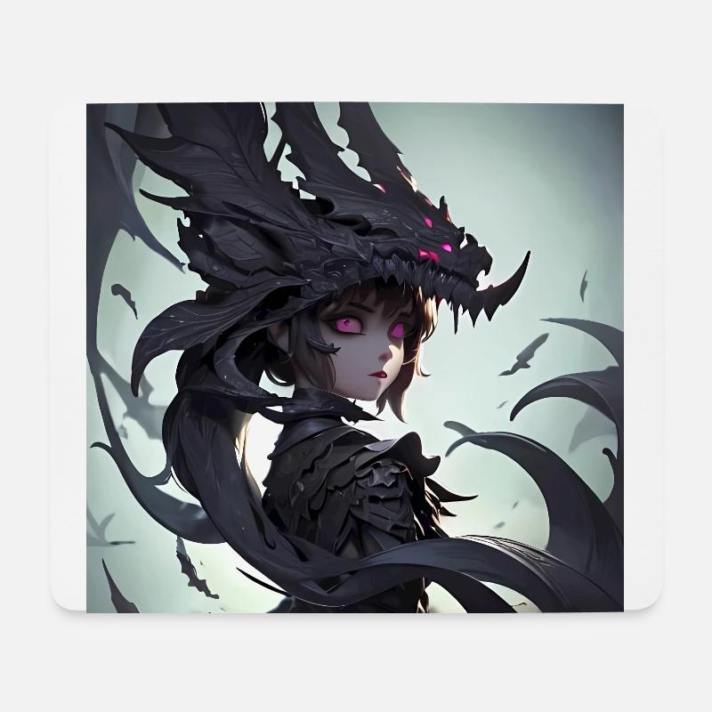 Verzaubert in der Dunkelheit - Mousepad (Querformat) - Weiß