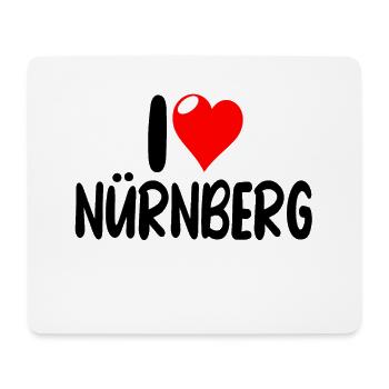 Nürnberg - Mousepad (Querformat) - Weiß - Vorne