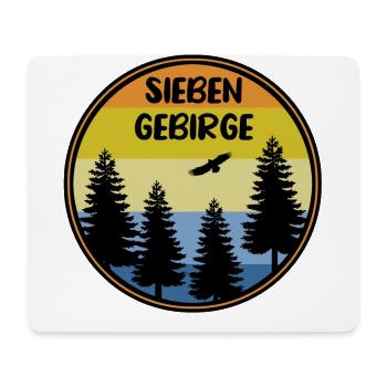 Siebengebirge - Mousepad (Querformat) - Weiß - Vorne