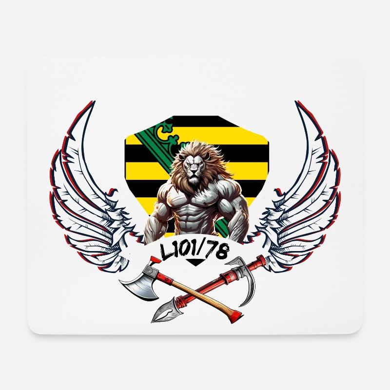 Logo - Mousepad (Querformat) - Weiß
