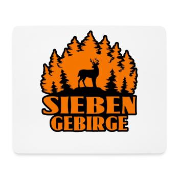 Siebengebirge - Mousepad (Querformat) - Weiß - Vorne