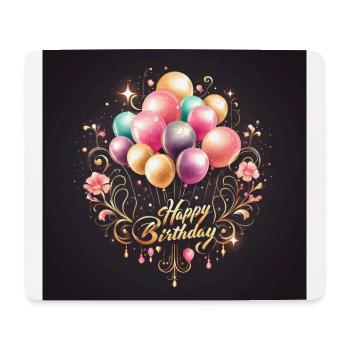 Bon anniversaire - Tapis de souris (format paysage) - blanc - Devant
