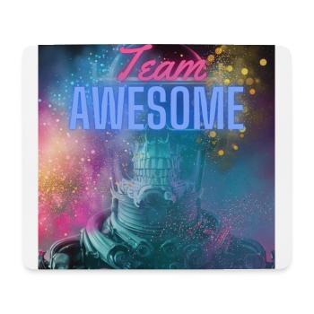 AWESOME - Mousepad (Querformat) - Weiß - Vorne