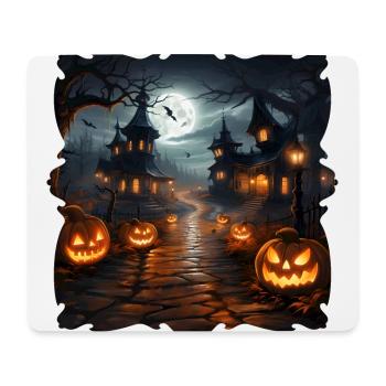 halloween 6 smiles - Mousepad (Querformat) - Weiß - Vorne