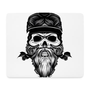 Hardcore Biker - Mousepad (Querformat) - Weiß - Vorne