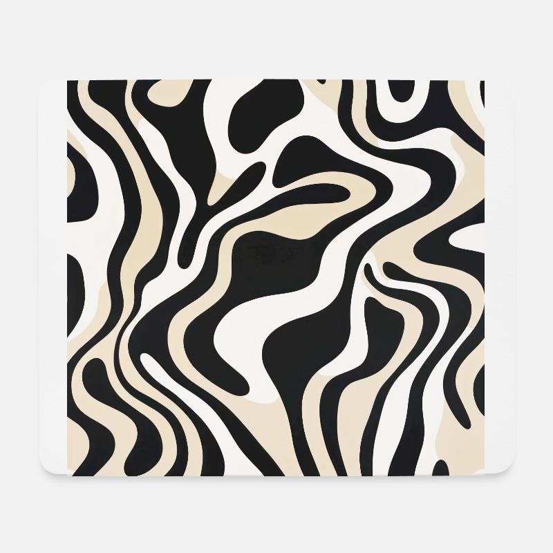 Mirage zèbre - Tapis de souris (format paysage) - blanc