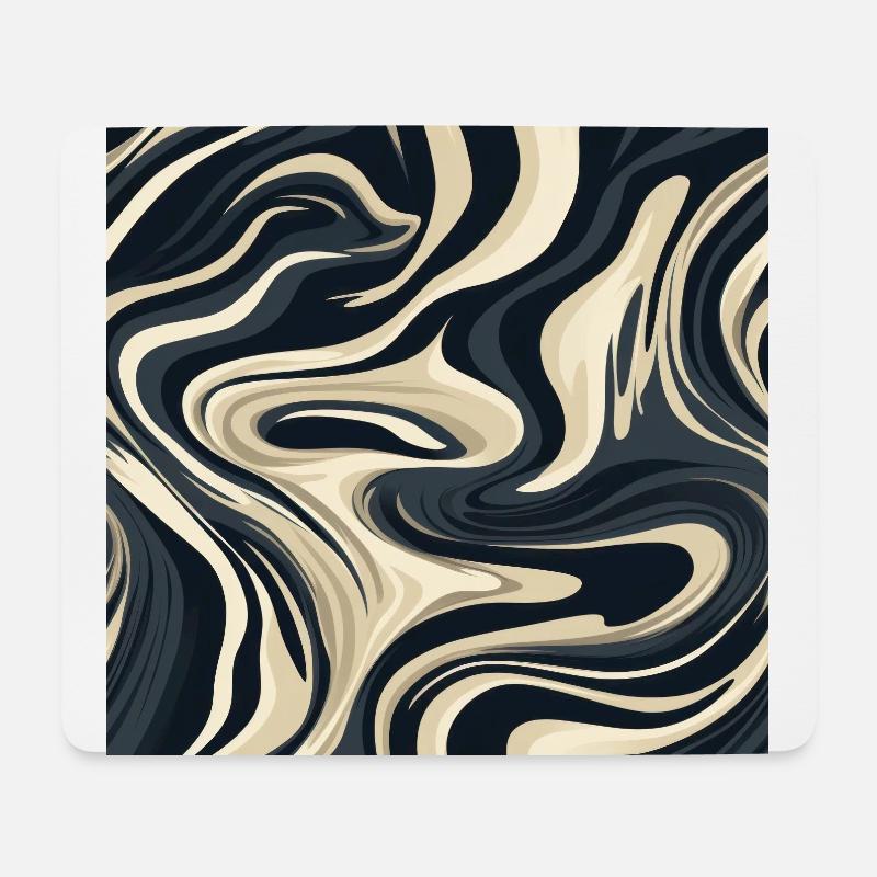 Mirage zèbre - Tapis de souris (format paysage) - blanc