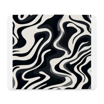 Mirage zèbre - Tapis de souris (format paysage) - blanc - Devant