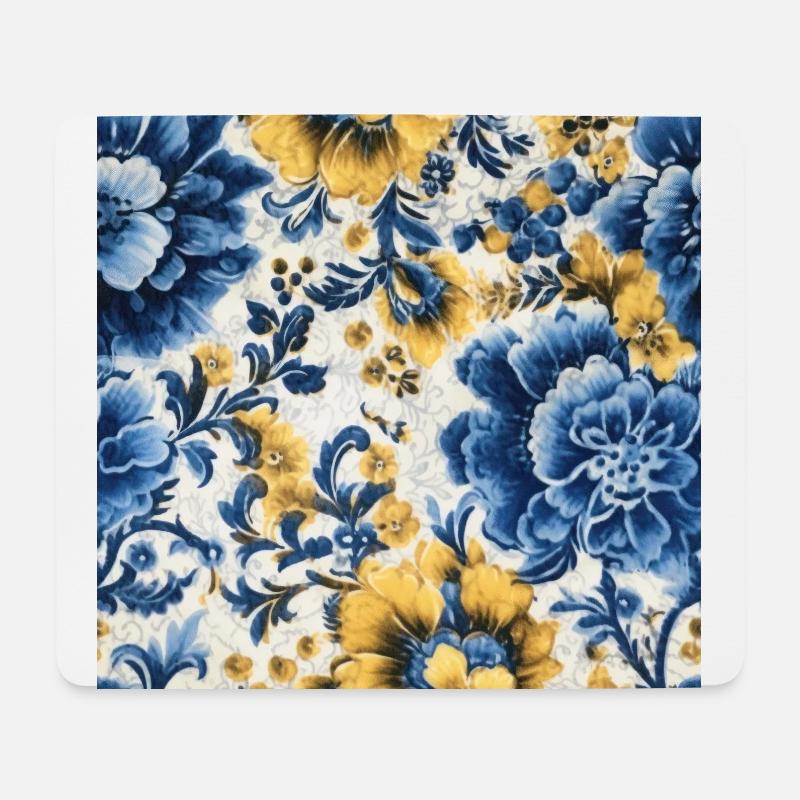 Blossom Mosaic - Mouse Pad (horizontal) - white