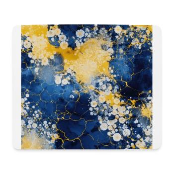 Blossom Mosaic - Mouse Pad (horizontal) - white - Front