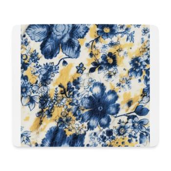 Blossom Mosaic - Mouse Pad (horizontal) - white - Front