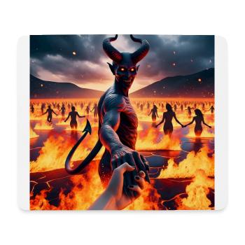 Follow Me to the Abyss - Infernal Devil's Pact #05 - Mouse Pad (horizontal) - white - Front