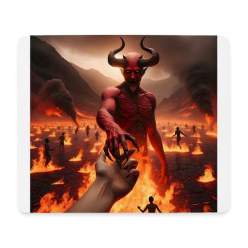 Follow Me to the Abyss - Infernal Devil's Pact #17 - Mouse Pad (horizontal) - white - Front