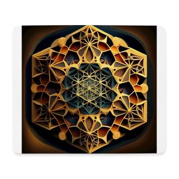 Geometric Pattern - Mouse Pad (horizontal) - white - Front