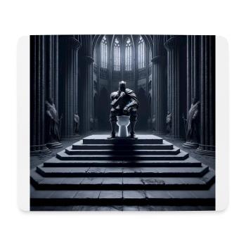 Fart Souls – Hollow Knight auf Porzellanthron #12 - Mousepad (Querformat) - Weiß - Vorne