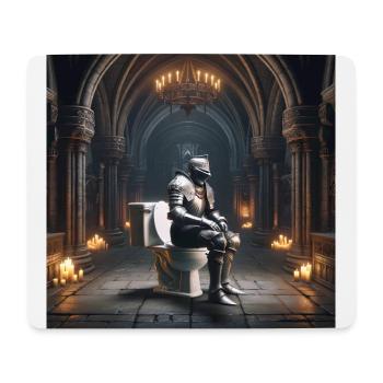 Fart Souls – Hollow Knight auf Porzellanthron #02 - Mousepad (Querformat) - Weiß - Vorne