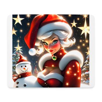 Joyeux Noel #11 - Tapis de souris (format paysage) - blanc - Devant