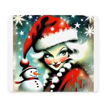 Joyeux Noel #15 - Tapis de souris (format paysage) - blanc - Devant