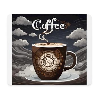 The Coffee Bean Stormy Coffee Cup - Mouse Pad (horizontal) - white - Front