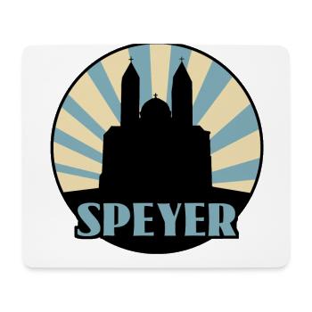 Dom von Speyer - Mousepad (Querformat) - Weiß - Vorne