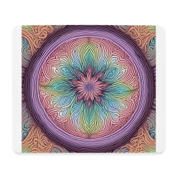 Pattern pastel1 - Mouse Pad (horizontal) - white - Front